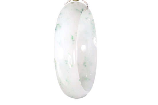 Icy Jadeite Bangle