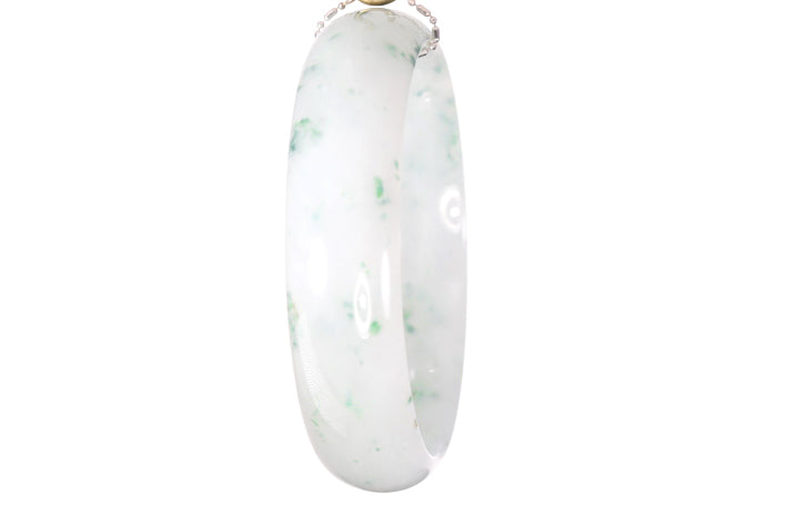 Icy Jadeite Bangle