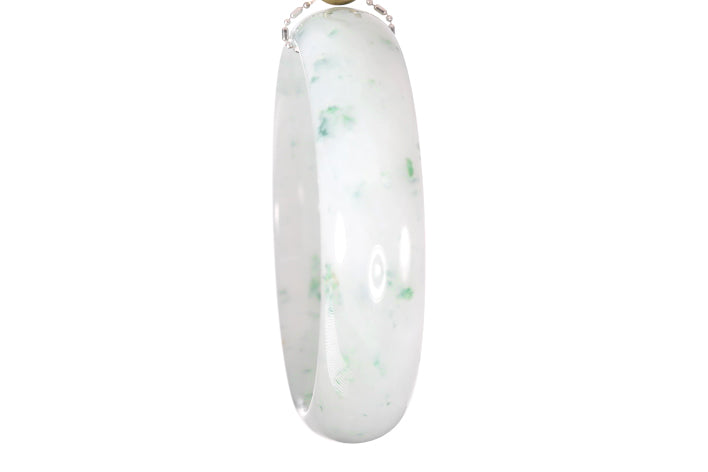 Icy Jadeite Bangle