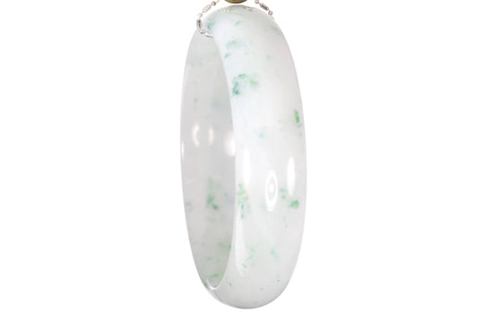 Icy Jadeite Bangle