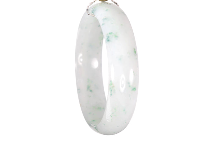 Icy Jadeite Bangle