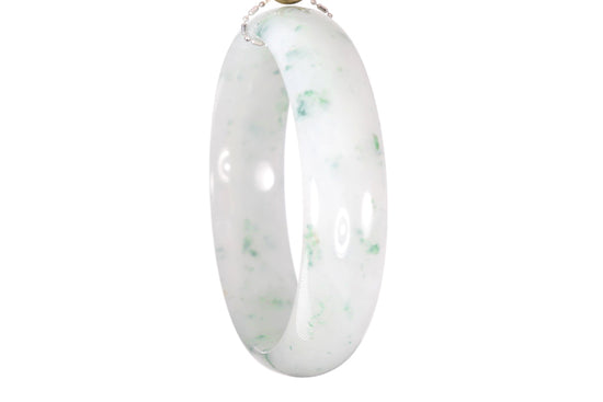 Icy Jadeite Bangle