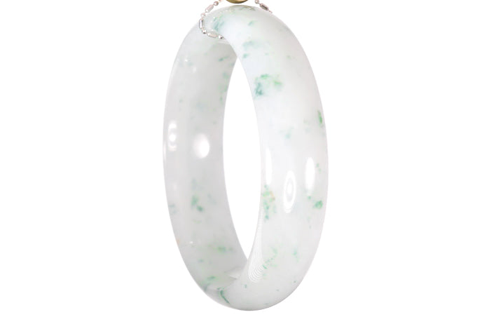 Icy Jadeite Bangle