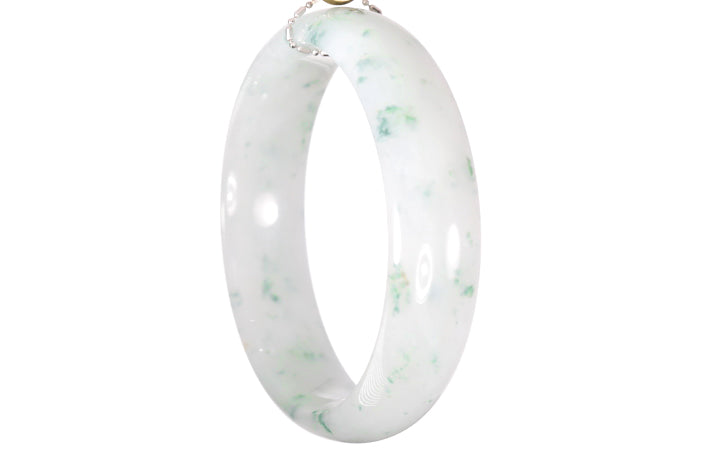Icy Jadeite Bangle
