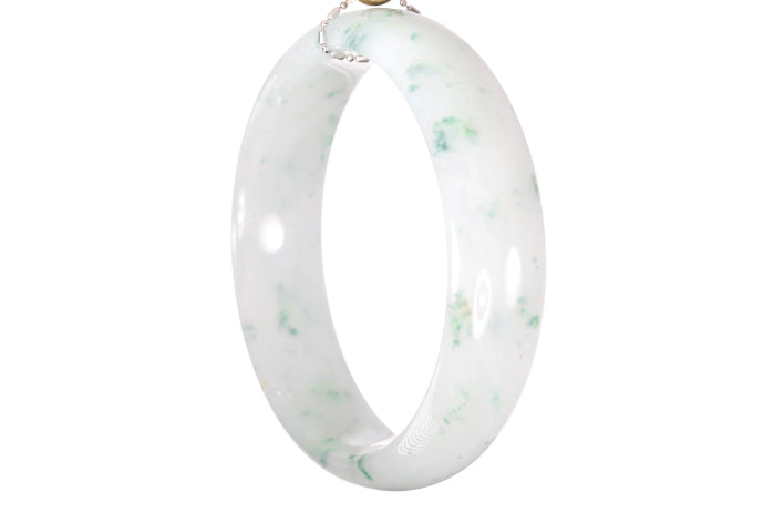 Icy Jadeite Bangle