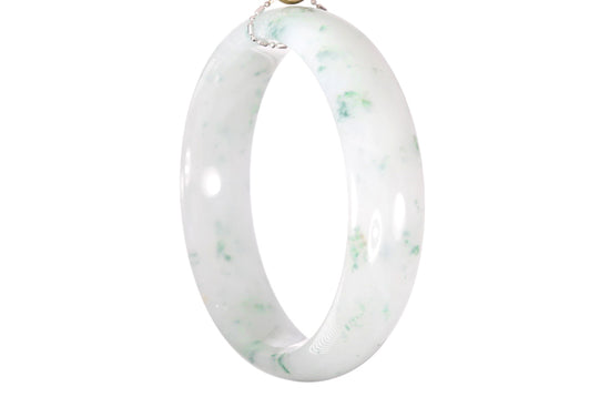 Icy Jadeite Bangle