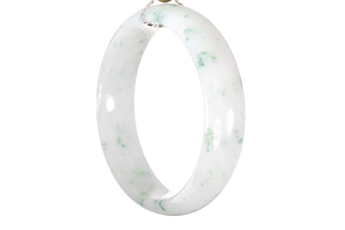 Icy Jadeite Bangle