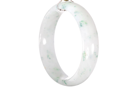 Icy Jadeite Bangle