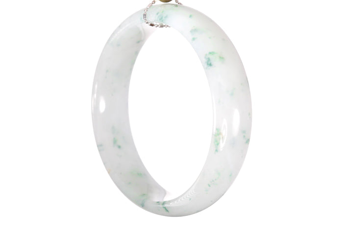 Icy Jadeite Bangle