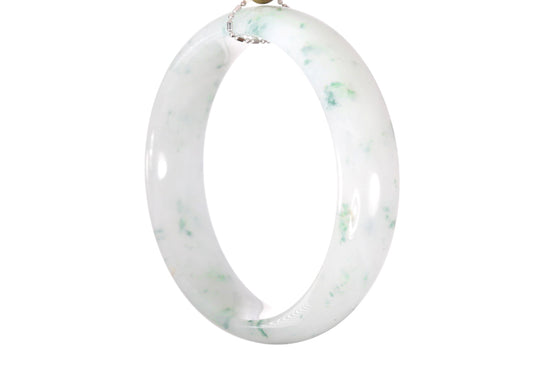 Icy Jadeite Bangle