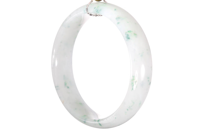 Icy Jadeite Bangle