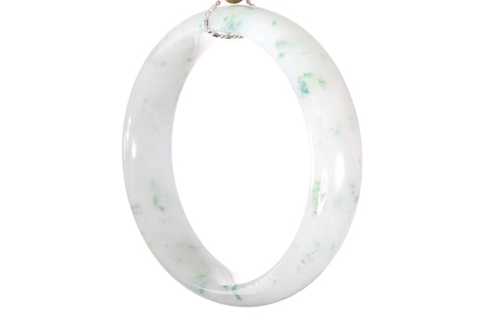 Icy Jadeite Bangle