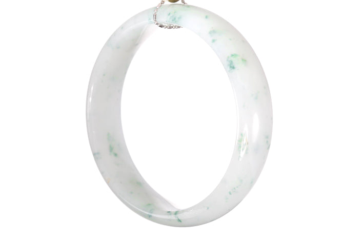 Icy Jadeite Bangle