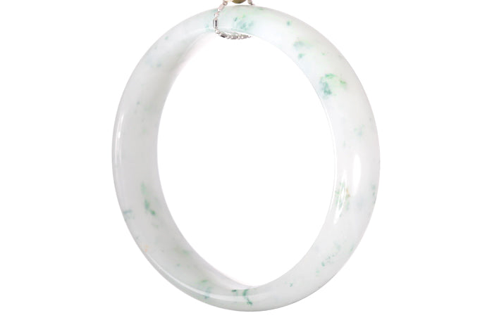 Icy Jadeite Bangle