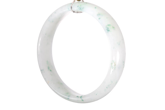 Icy Jadeite Bangle