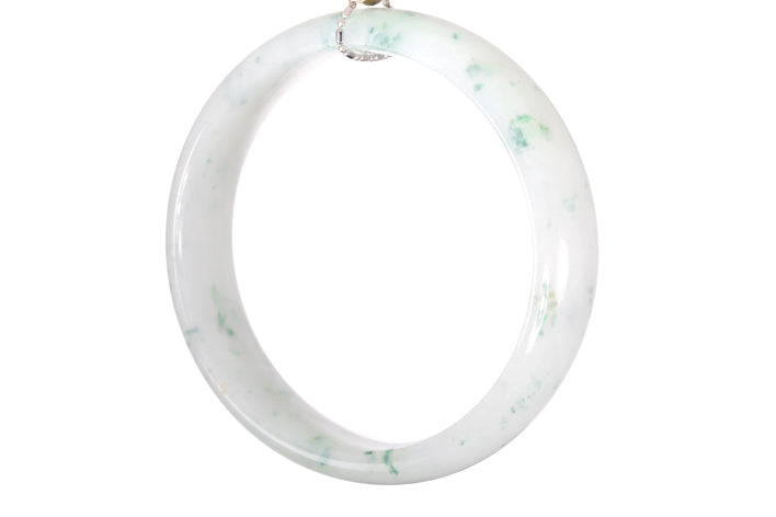 Icy Jadeite Bangle