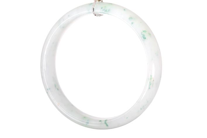 Icy Jadeite Bangle