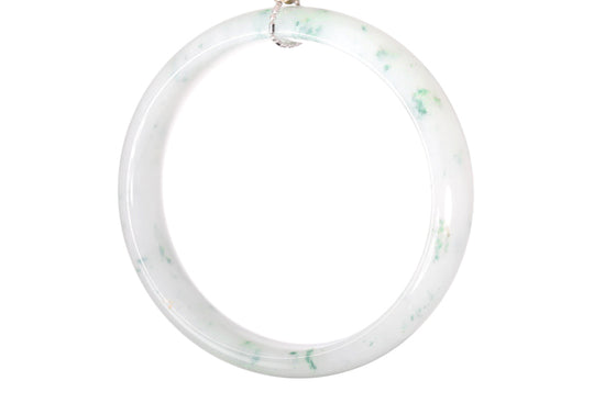 Icy Jadeite Bangle