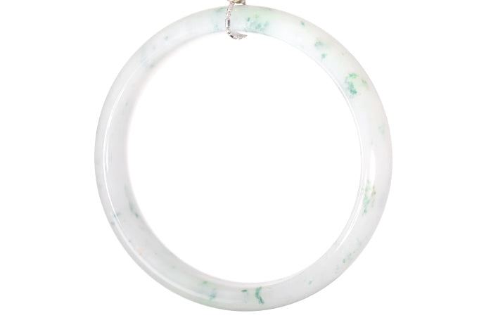 Icy Jadeite Bangle