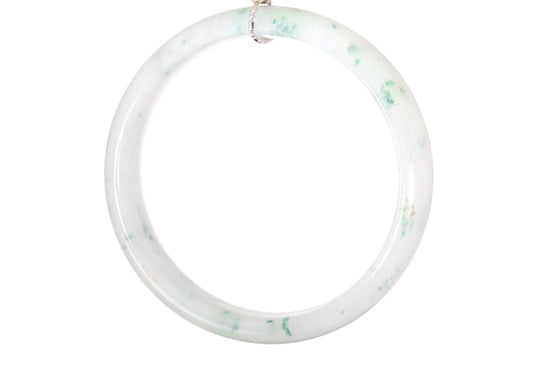 Icy Jadeite Bangle
