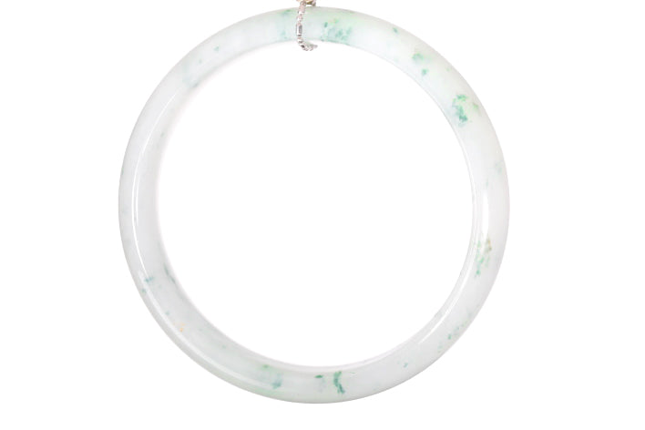 Icy Jadeite Bangle