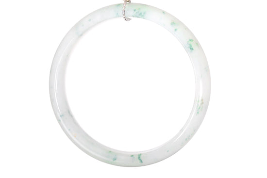 Icy Jadeite Bangle