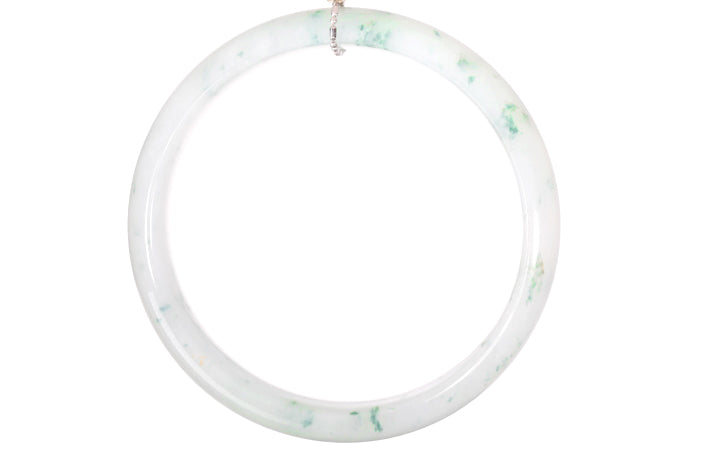 Icy Jadeite Bangle