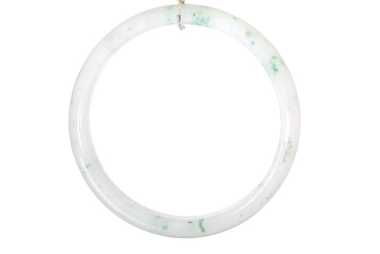 Icy Jadeite Bangle