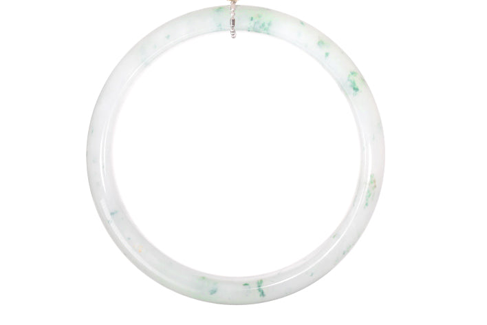 Icy Jadeite Bangle