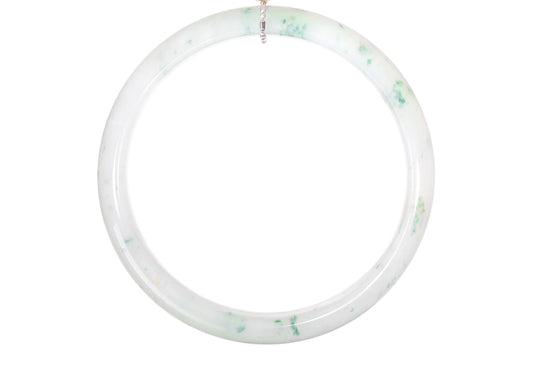 Icy Jadeite Bangle