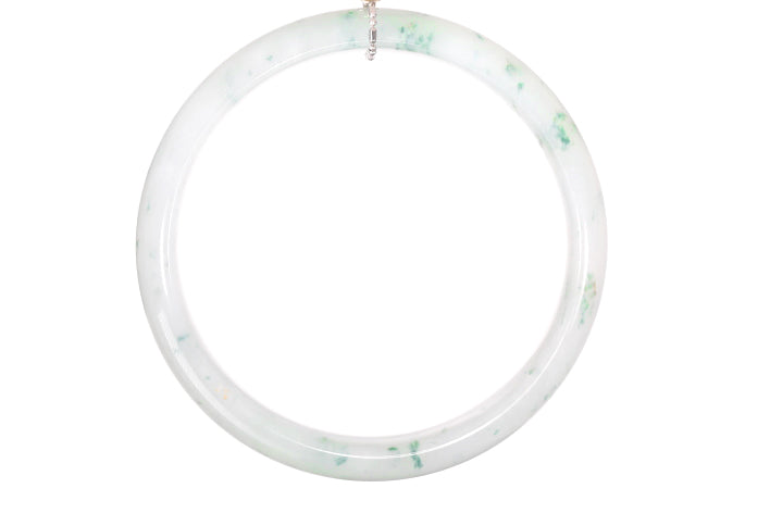 Icy Jadeite Bangle