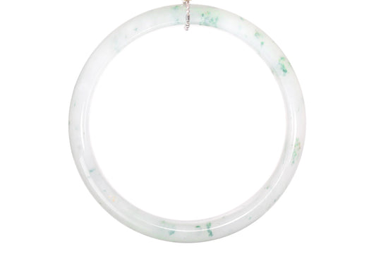 Icy Jadeite Bangle