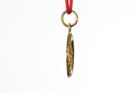 24k Gold Dragon Pendant