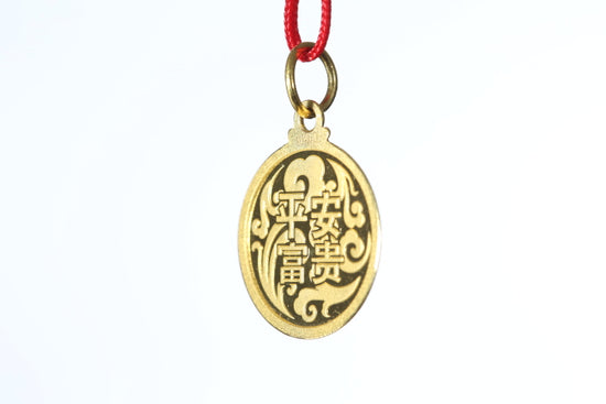 24k Gold Dragon Pendant