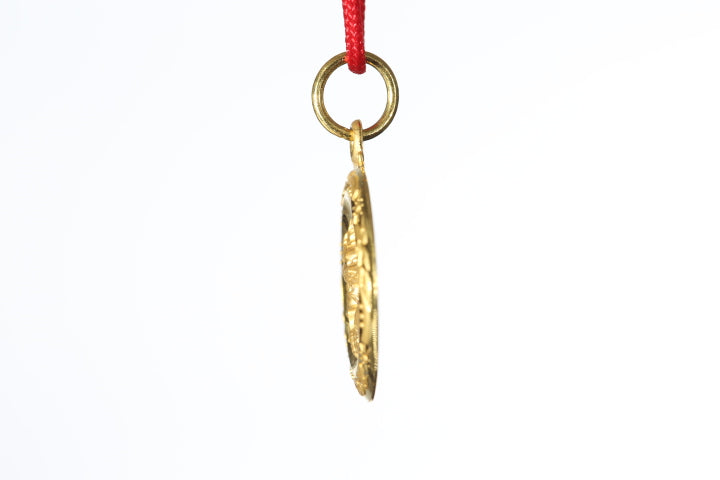 24k Gold Dragon Pendant