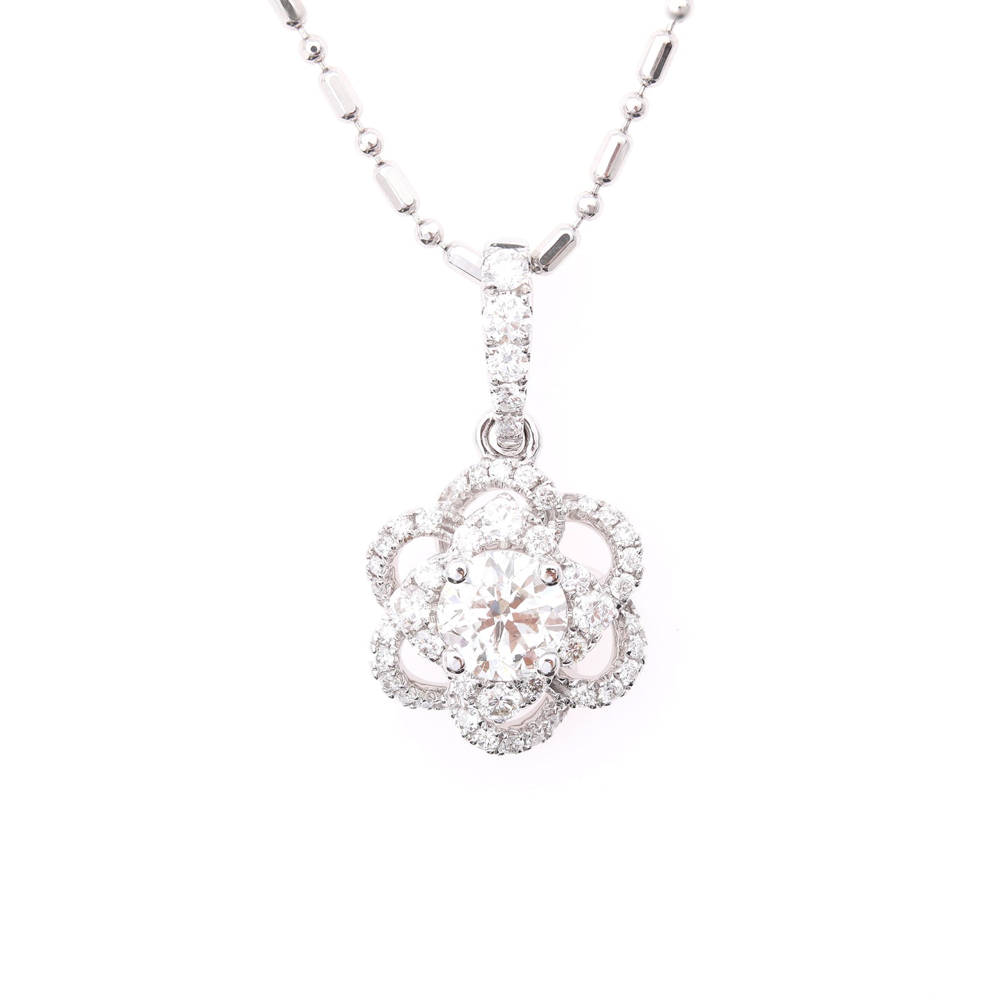 Camilla Flower Diamond Pendant