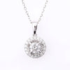 Classic Diamond Halo Pendant