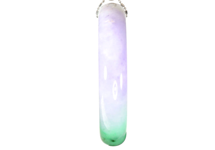 Green and Lavender Jadeite Bangle