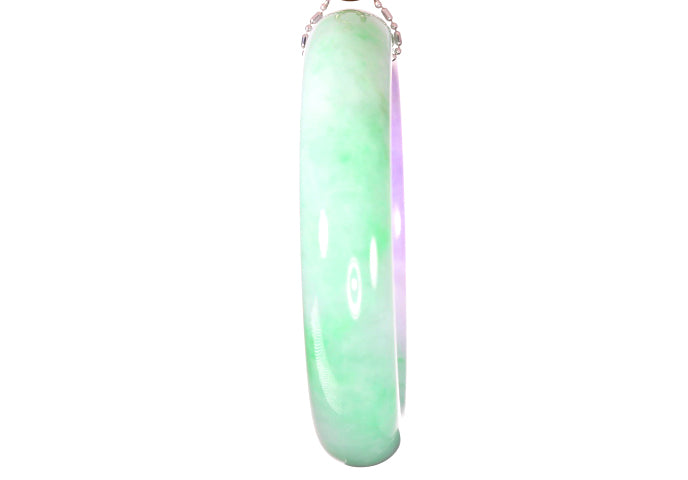 Green and Lavender Jadeite Bangle