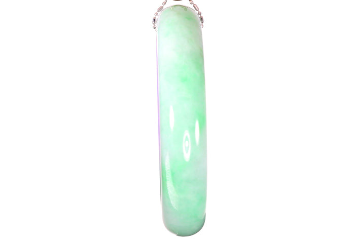Green and Lavender Jadeite Bangle