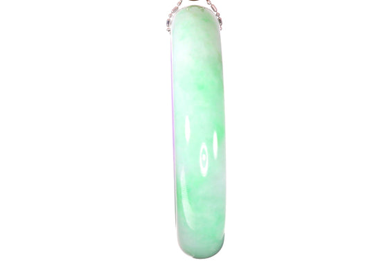 Green and Lavender Jadeite Bangle