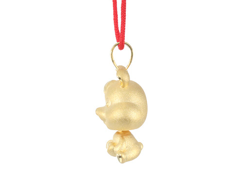 24K Gold Rabbit Pendant