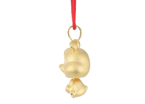 24K Gold Rabbit Pendant