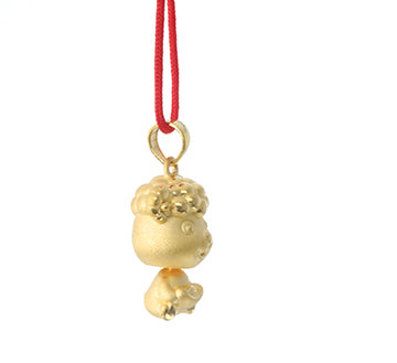 24K Gold Ram Pendant