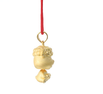 24K Gold Ram Pendant