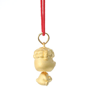 24K Gold Ram Pendant