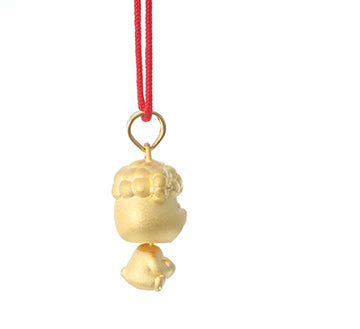 24K Gold Ram Pendant