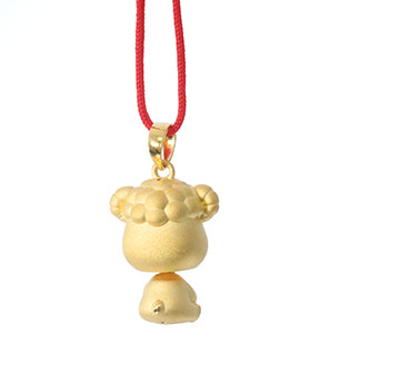 Load image into Gallery viewer, 24K Gold Ram Pendant
