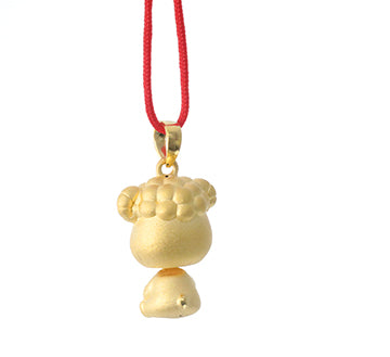 24K Gold Ram Pendant