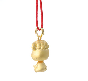 24K Gold Ram Pendant